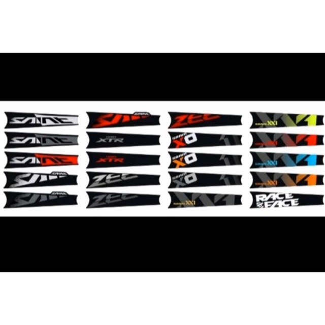 Decal Stiker Crank Deore XT SRAM DLL