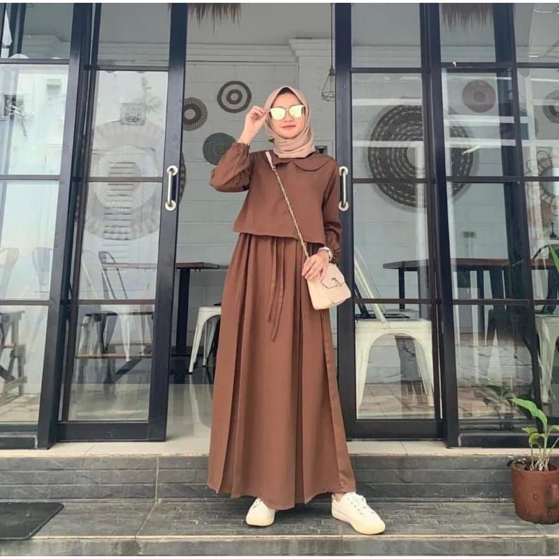 ZAFINA DRESS #GAMIS CRINKLE AIRFLOW PREMIUM