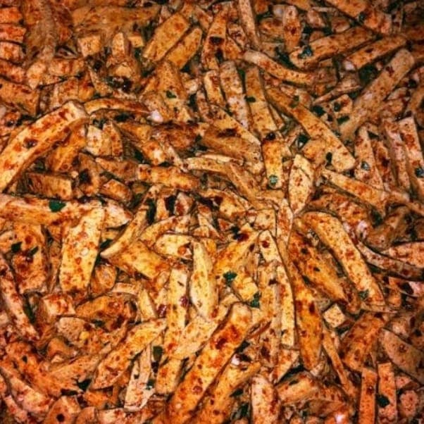 

TERLARIS Basreng rempah daun jeruk pedas - Pedas