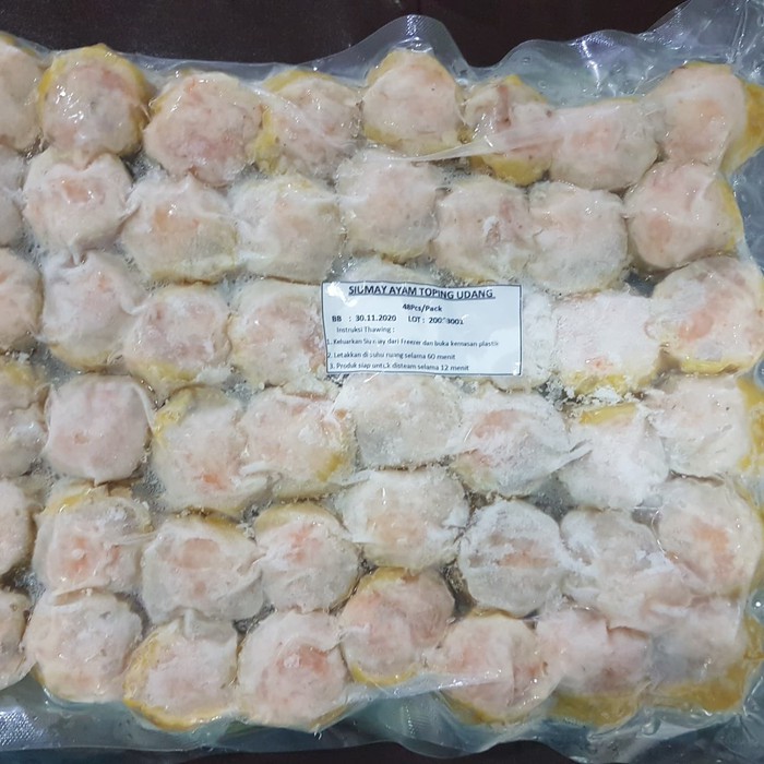 

Dimsum Halal Siomay Udang / Siew May Udang [isi 48pcs] SKS Dimsum / The Duck King Group