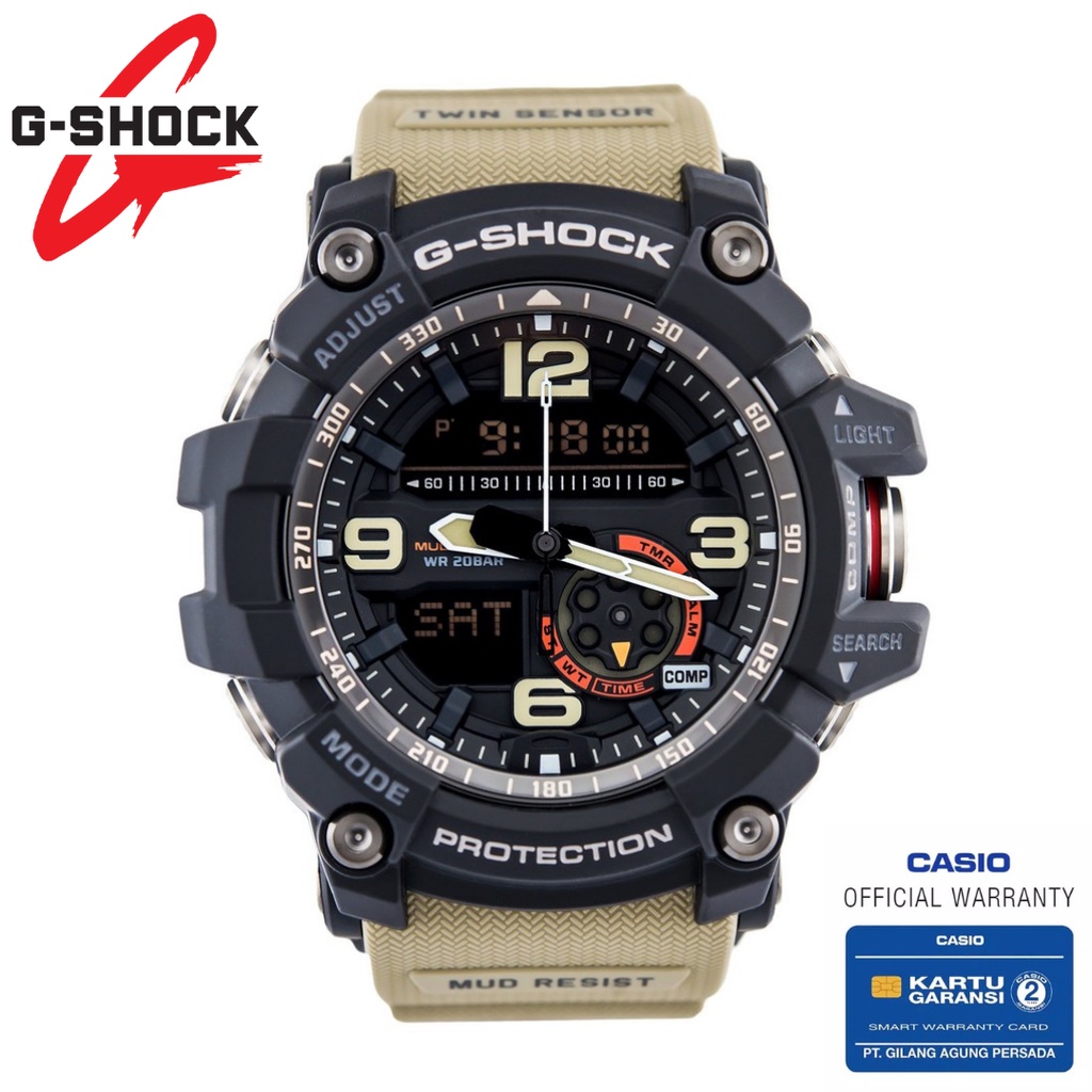 Jam Tangan Pria Casio G-Shock Original GG-1000-1A5DR Mudmaster Series