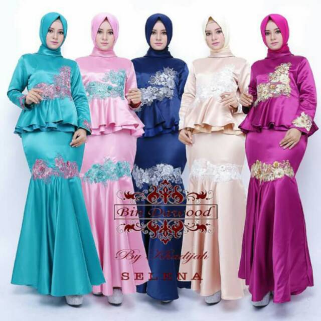Gaun Selena Original Bin Dawood by Khadijah Moslem Wear.