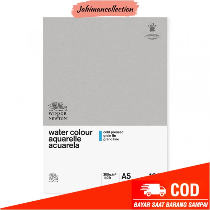 

✨ BISA COD ✨ Winsor & Newton Classic Watercolour Paper Pad A5 300 gsm