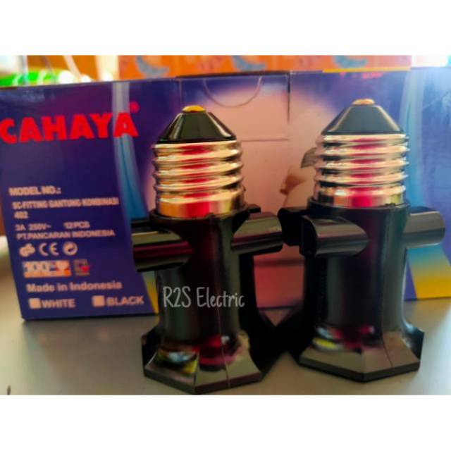 Rumah Lampu Fitting Gantung Kombinasi Cahaya 402-P