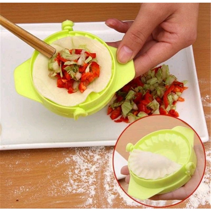 CETAKAN PANGSIT PASTEL DUMPLING GYOZA MOLD MOLDING