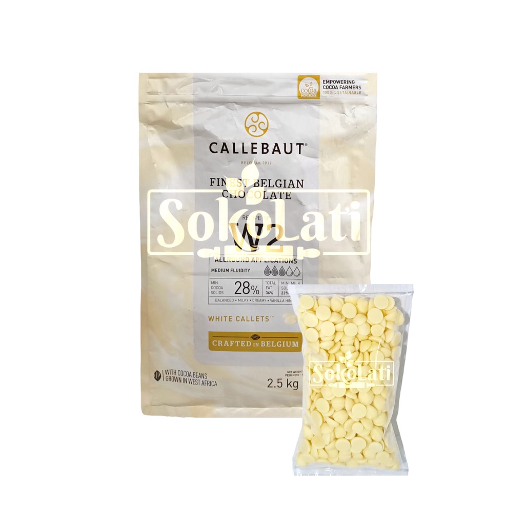 

Callebaut white coklat couverture 250gr