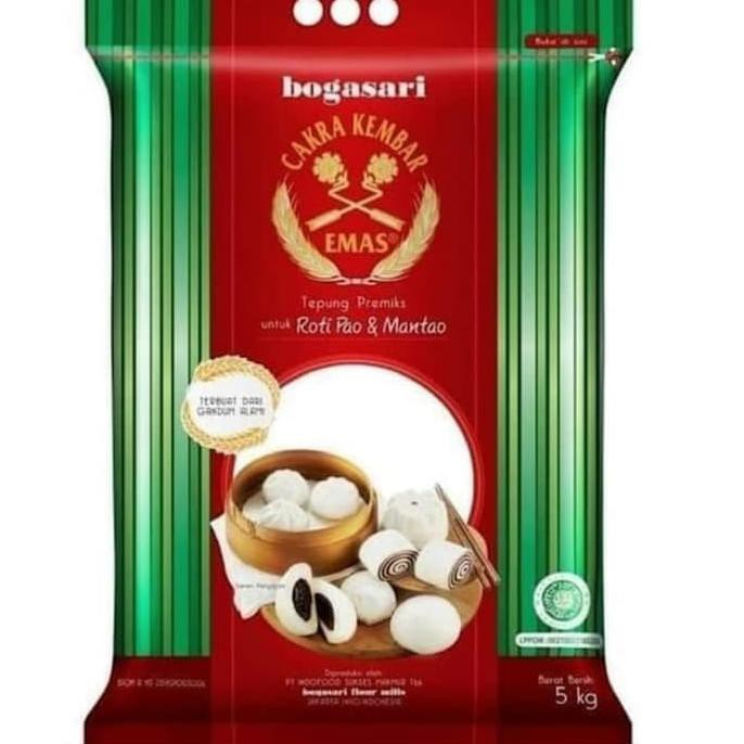 

Tepung Pao Dan Mantao Bogasari Emas 5Kg