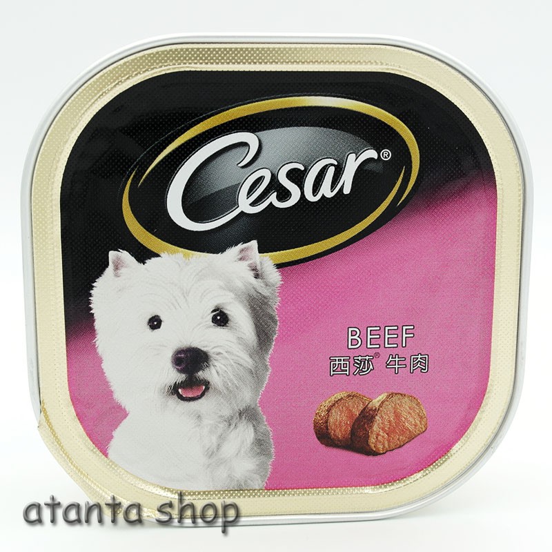 Cesar - beef for dog (premium kornet/wet food u/ anjing)