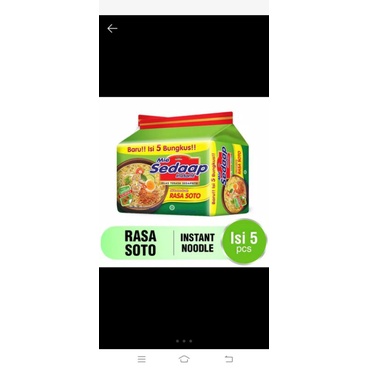 

Mie sedaap soto isi 5pcs