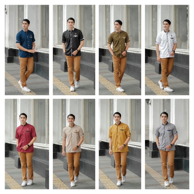 Koko Kurta Pria Dewasa Lengan Pendek Terbaru Jumbo Koko Habib Bahan Toyobo