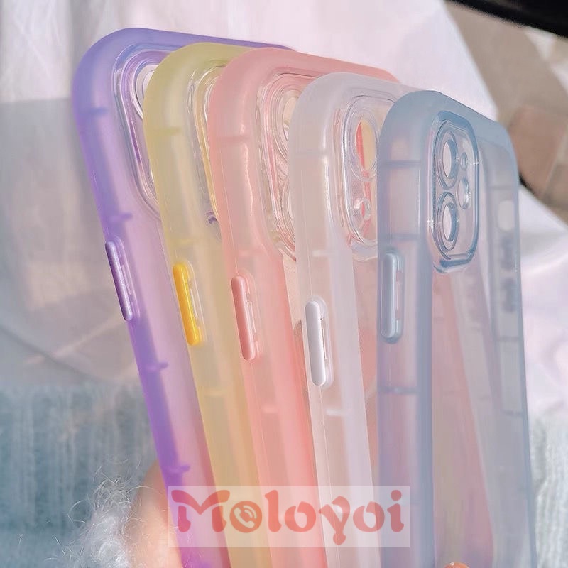 Soft Case TPU Warna Permen Polos Tahan Debu Untuk IPhone 12 11 Pro Max X XR Xs Max