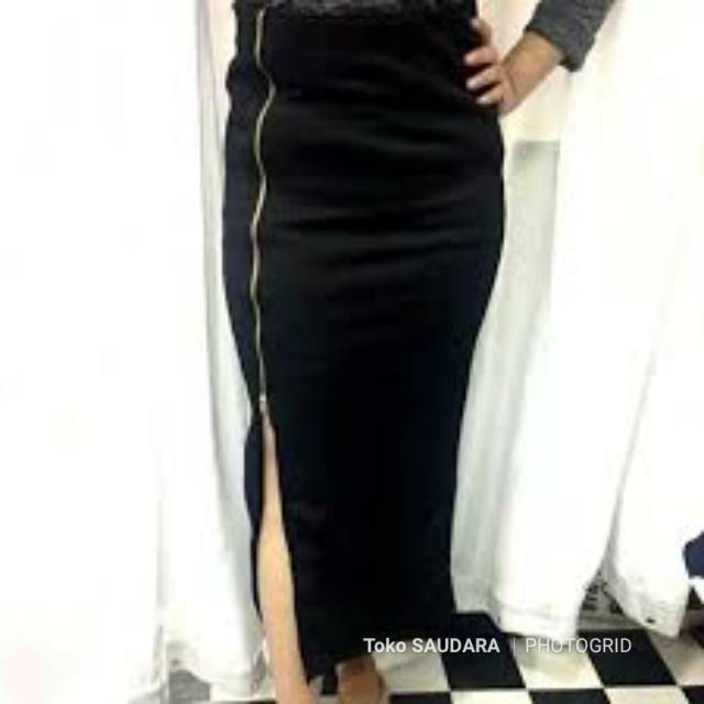 Rok span wedges sleeting samping (import produk)