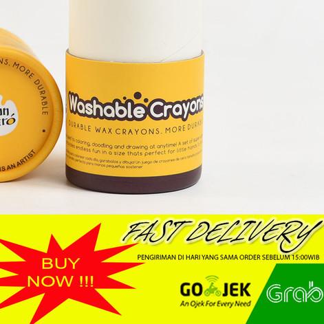 

☃ Joan Miro Washable Crayon Hadiah Kado - 16warna ♚