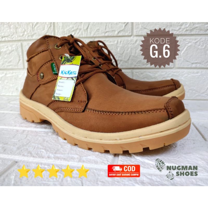 Sepatu Boot Touring G.6/Sepatu Pria/Sepatu Kulit/Sepatu Touring