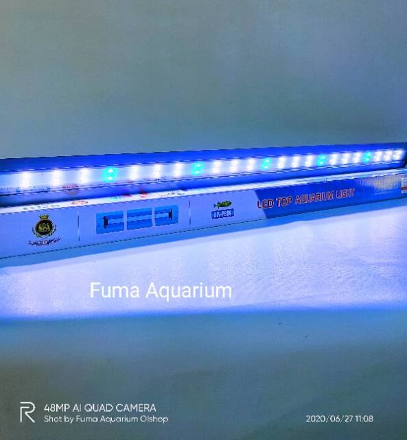 LAMPU LED TOP AQUARIUM AQUASCAPE SPA BW-P800 18 Watt 2 warna