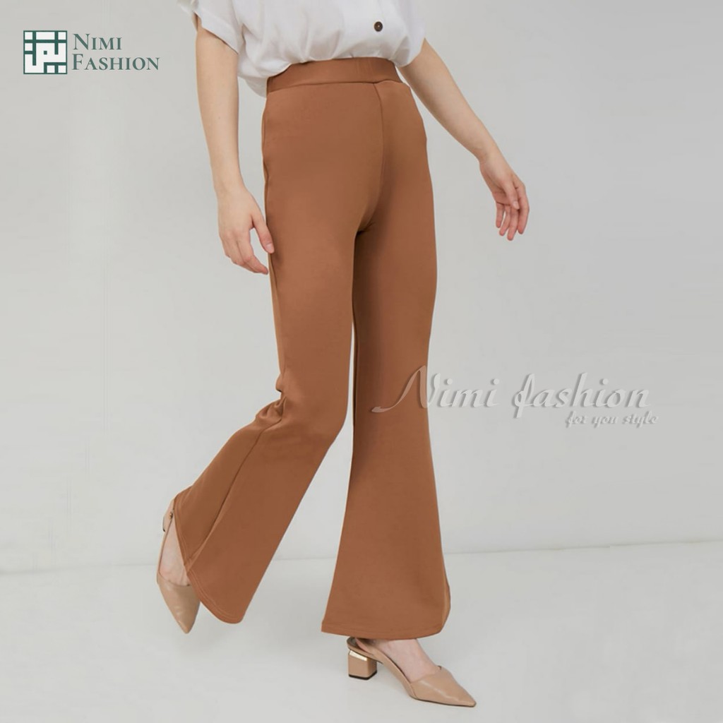 Cutbray Scuba Premium Celana Cutbray Palazzo Wanita Bawahan Highwaist Casual Cutbray Office Pants