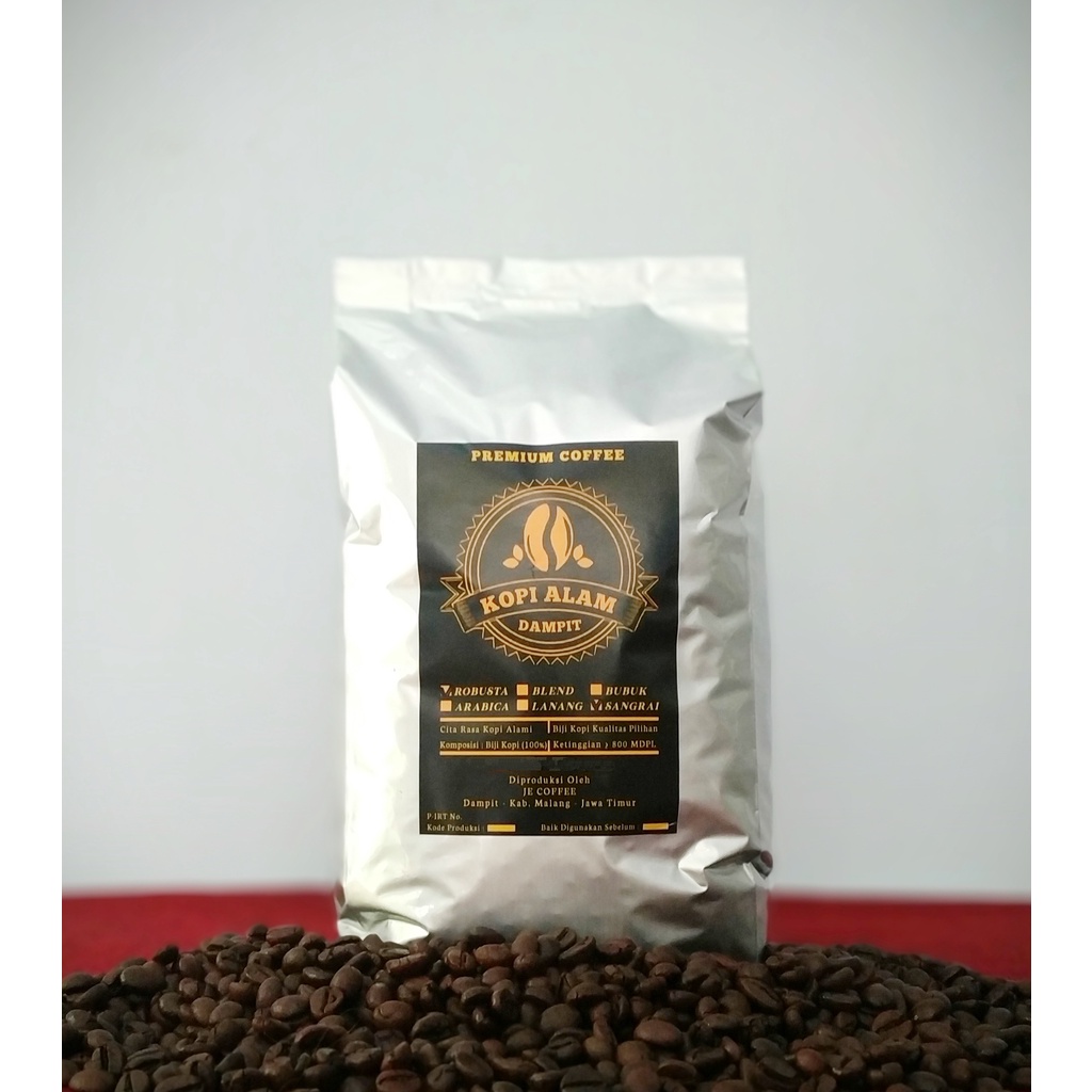 

KOPI BUBUK ROBUSTA DAMPIT - PREMIUM COFFEE 1 Kg