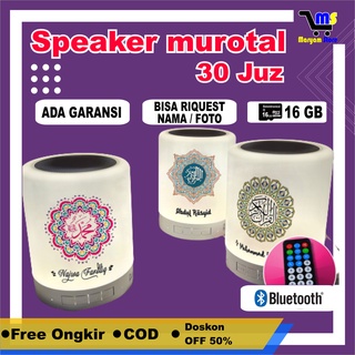 Speaker Spiker Sepeker Murottal Murotal Tahfidz Hafidz al quran alquran Audio 30 Juz LED Custome Nama Foto