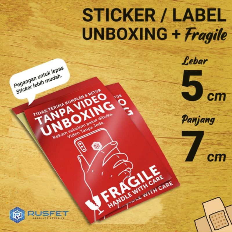 

Stiker Unboxing Video 1 pcs