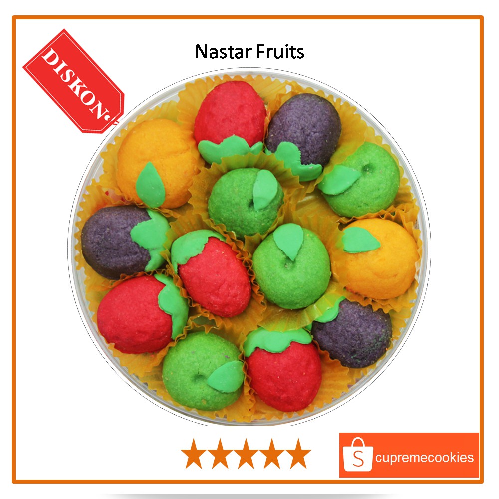 

Kue Kering Nastar Karakter Fruits | Cupreme Cookies