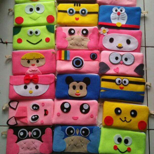 

Tempat pencil flanel