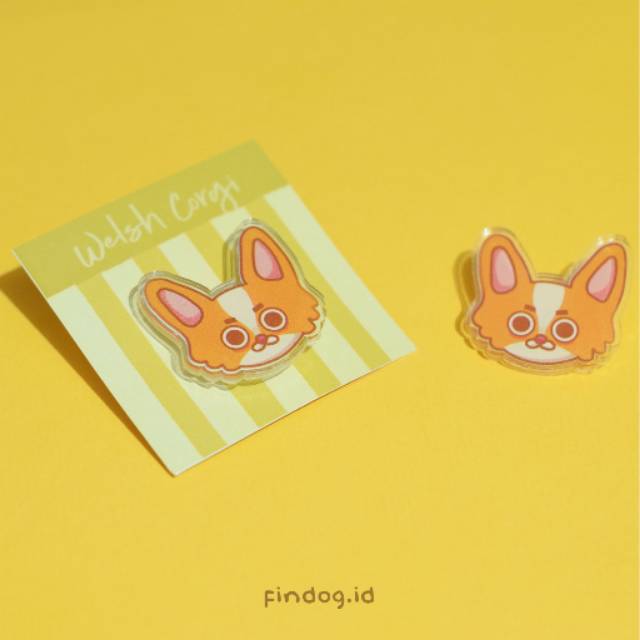 

Welsh Corgi Akrilik / Acrylic Pin