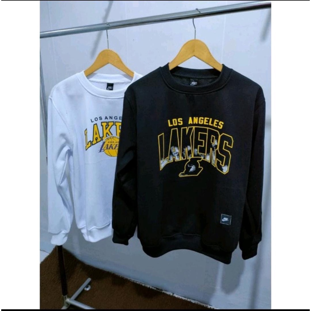 COD-SWEATER CREWNECK LAKERS LOS ANGELE BASKETBALL SWEATER CREWNECK PREMIUM QUALITY