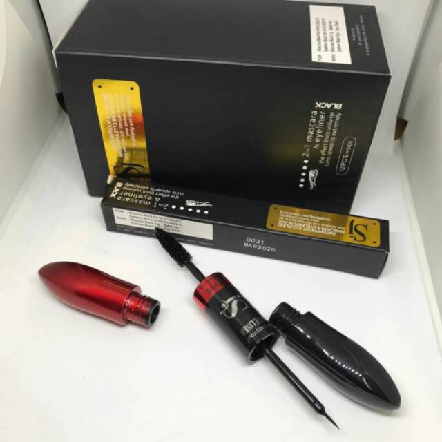 [LUSINAN] Mascara + Eyeliner 2 in 1 SJ