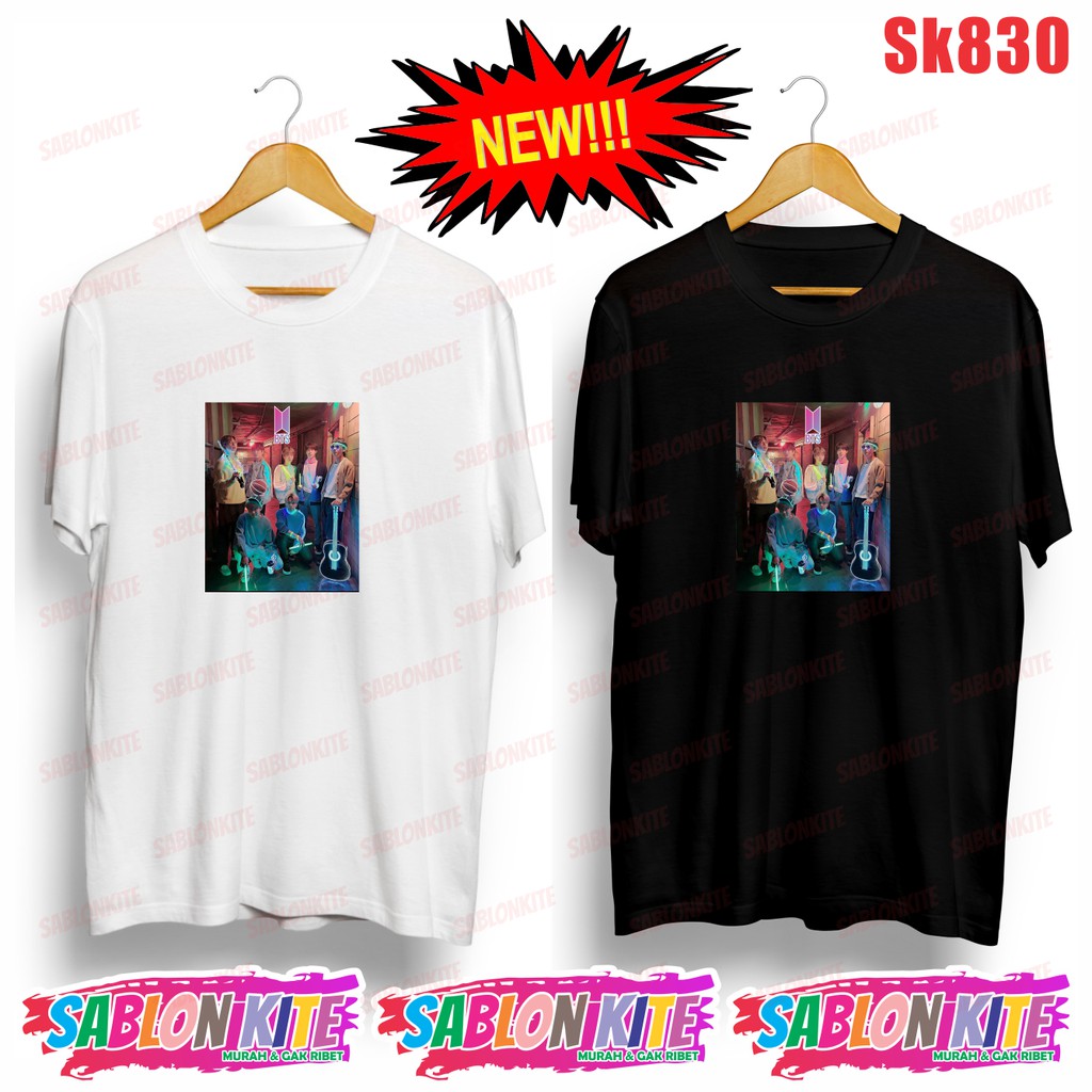 MURAH!!! KAOS KPOP COVER MUSIC SK830 UNISEX COMBED 30S