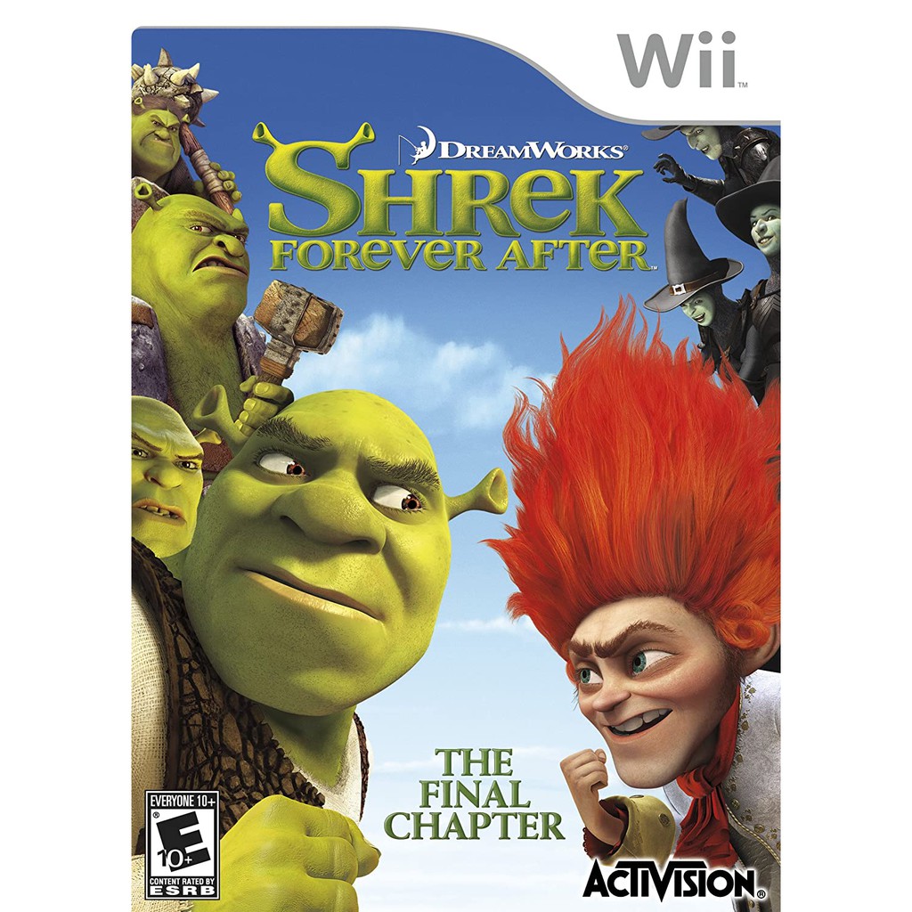 GAME KASET NINTENDO WII SHREK FOREVER AFTER