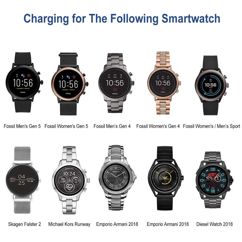 kabel charger smartwatch fossil