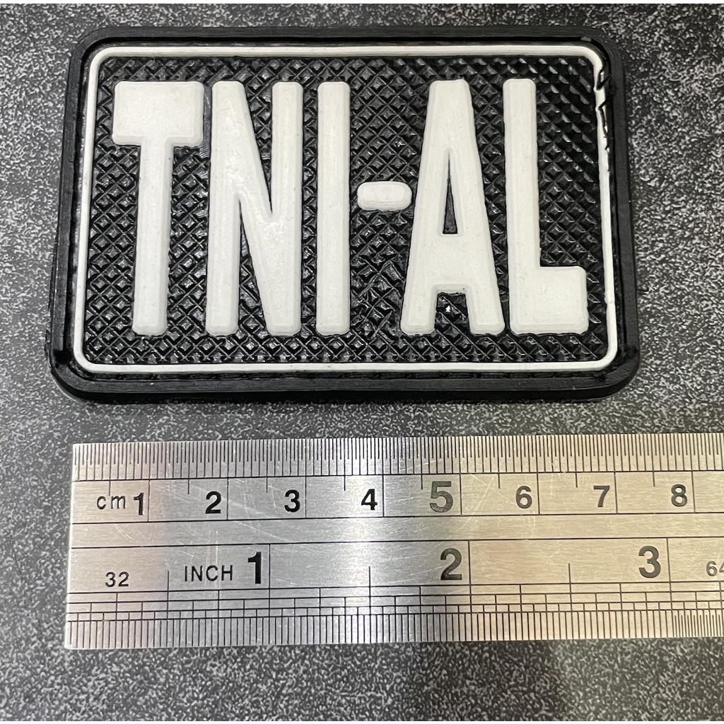 Patch TNI AL - Patch Velcro TNI Angkatan Laut - Prepetan AL -  Velcro Karet