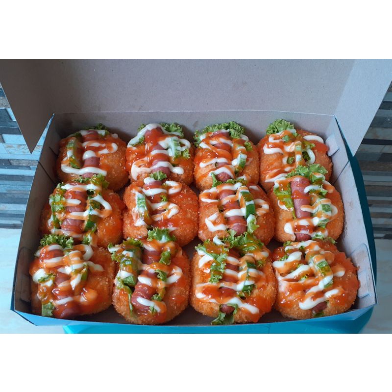 

Donat Kentang Sosis ( Fresh )
