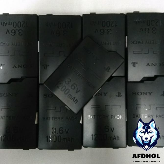 Baterai Battery Psp Slim 2000 3000 Original Pabrik OP 1000 Fat Batre - Psp Fat 1000