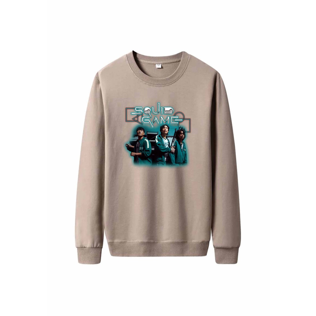 Sweater Pria Squad Squid Game Crewneck Pria M - XXL