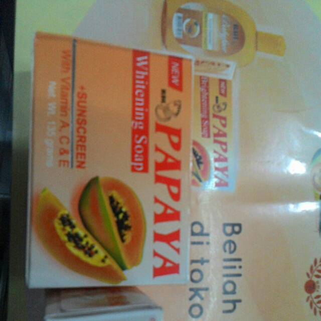 100% Asli, GARANSI UANG KEMBALI - Sabun RDL Papaya Original 135gr -PT RDL Distribusi Indonesia