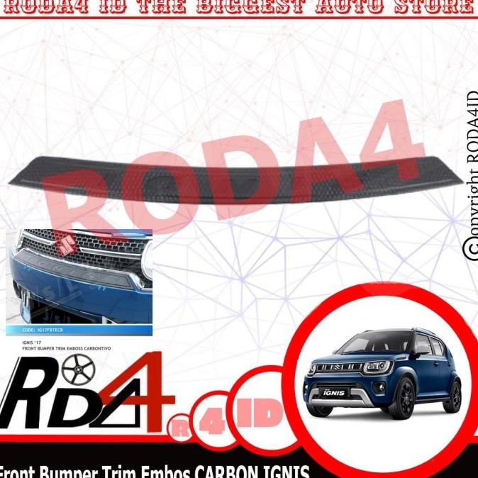 Front Bumper Trim Emboss - List Bumper Depan Ignis Carbon rod4