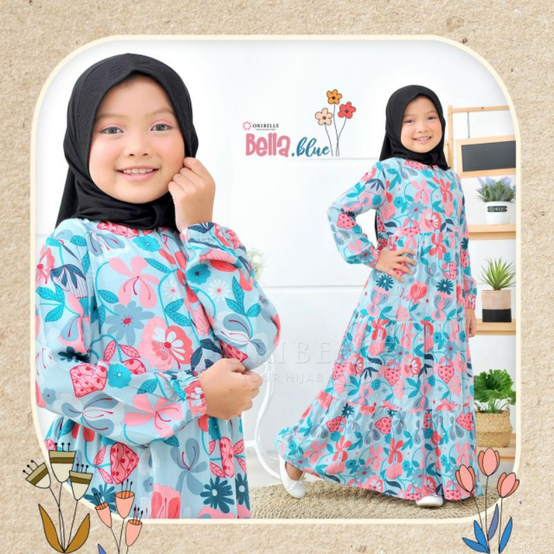 Bella by Oribelle, gamis anak & remaja, gamis rayon premium