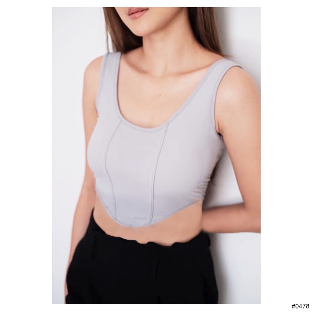 (COD) OH Fashion  Paulin Knit Top / Atasan Wanita #0478