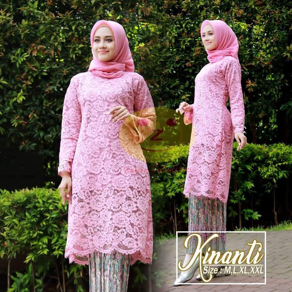 pakaian terlaris/tunik brukat/pakaian wanita/fashion wanita/brukat kintani II/kebaya brukat