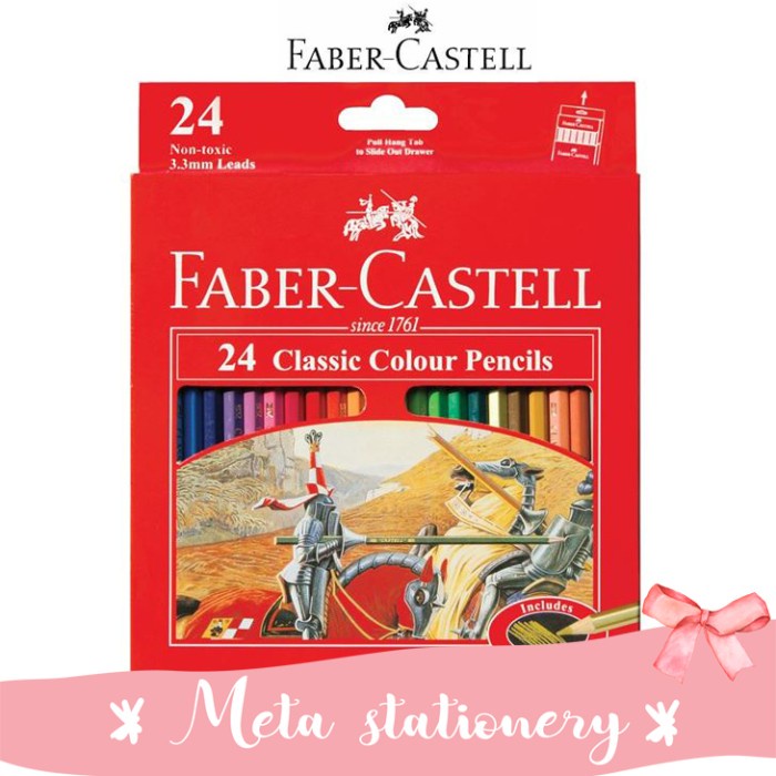 

Sale Pensil Warna Classic Faber Castell 24 Bergaransi