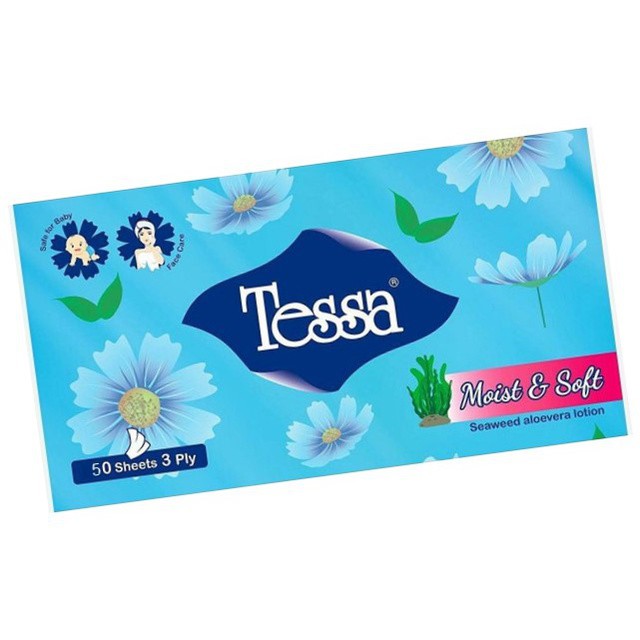 Tessa Moist &amp; Soft Tissue 50 Sheet