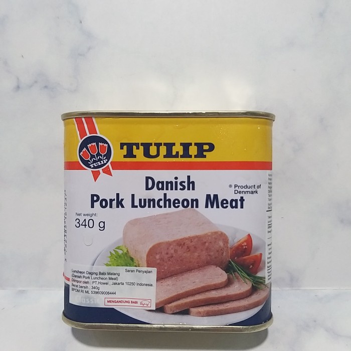 

Gg01Hh Tulip Danish Pork Luncheon Meat Ds01Gkk