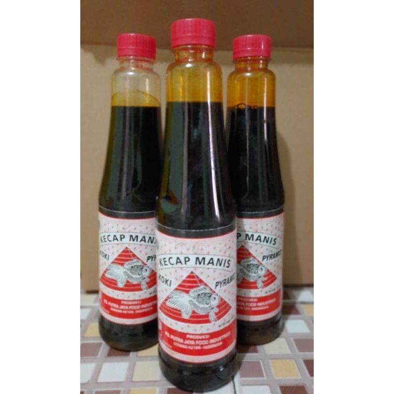 

Kecap manis cap koki pyramid khas Banten 610ml @1pcs