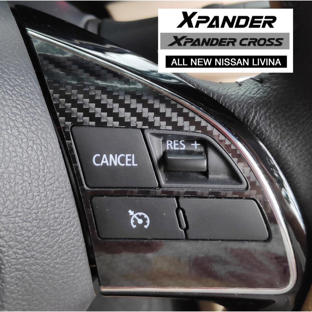 Sticker Setir Xpander / Xpander Cross -  Motif Carbon