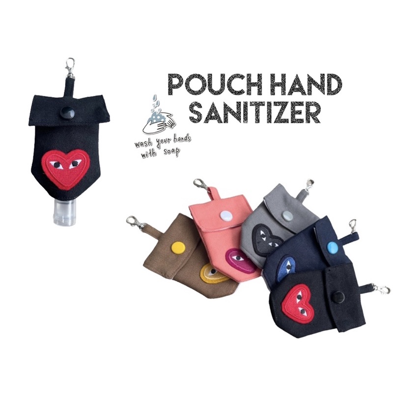 pouch hand sanitizer bordir hati