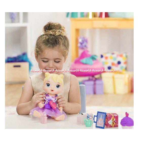 Baby Alive Cupcake Birthday Boneka Bebi Alaif Boneka Bayi Baby A Live