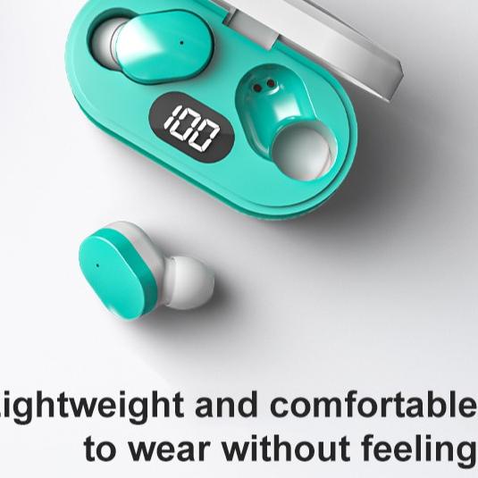 Gratis ongkir|SQ36|Headset bluetooth nirkabel mini in-ear touch kecil TWS headset bluetooth nirkabel