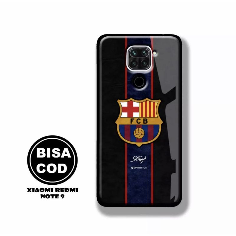 ubluk store case custom xiomi redmi note 9 ,note 9 pro motif club' bola favorite murah