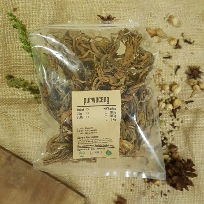 

PURWOCENG KERING 500 GRAM - Pimpinella Pruatjan - MURNI